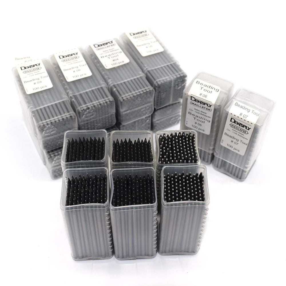 100PCS Jewelry Diamond Stone Setting Tool Beading Tools High Quality Metal Forming and Stamping Tool #0-#22 Bead Grain Tools Set