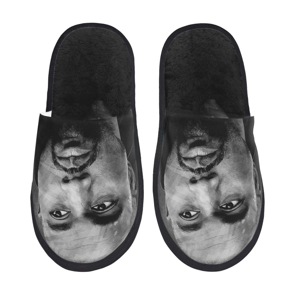 Funny Kanye West Meme Guest Slippers for Bathroom Women Custom Print House Slipper
