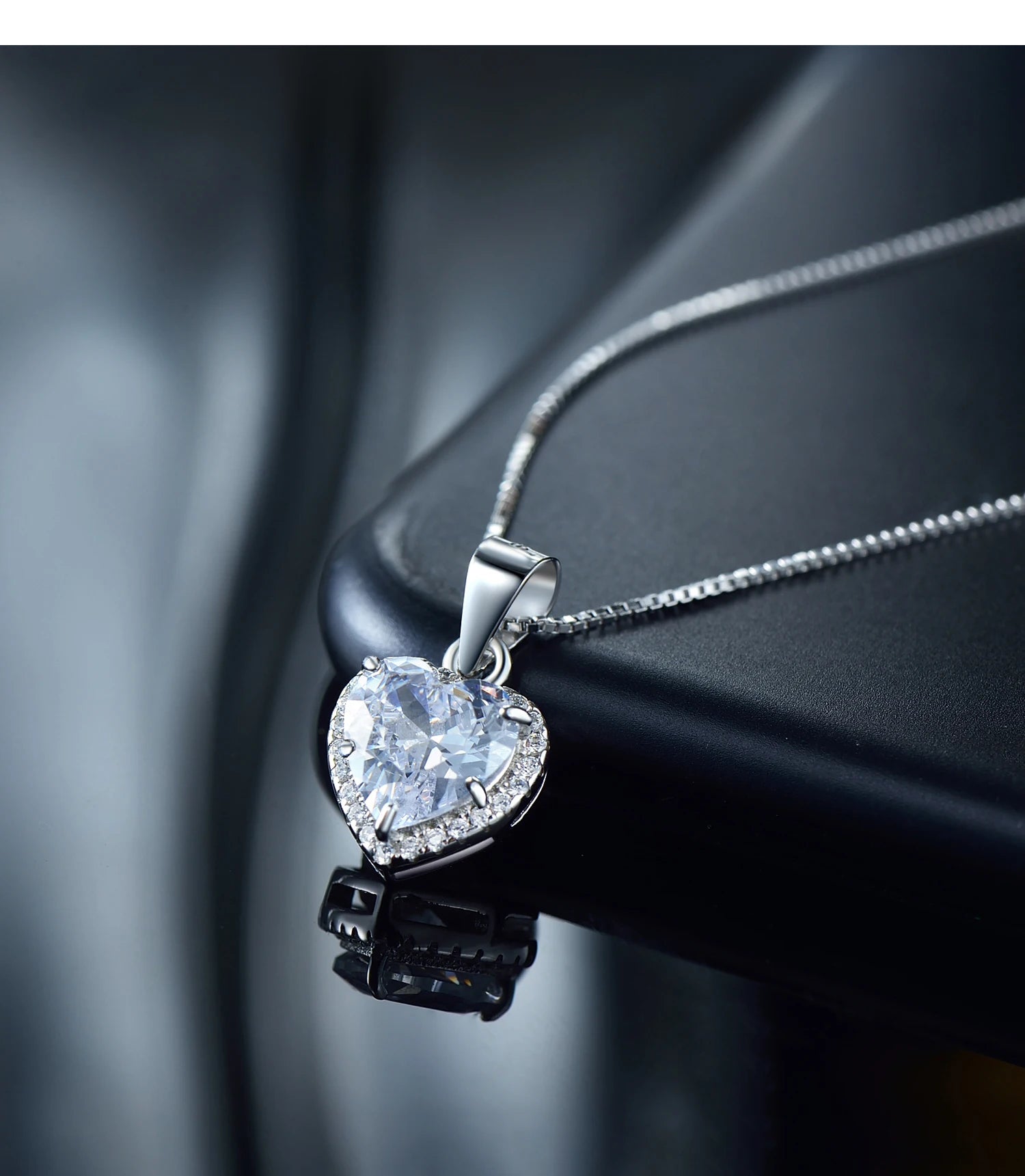 Modian New Design Solid 925 Sterling Silver Sets Jewelry Ring Necklace Wedding Natural Crystal Pendant Fashion Chain For Women