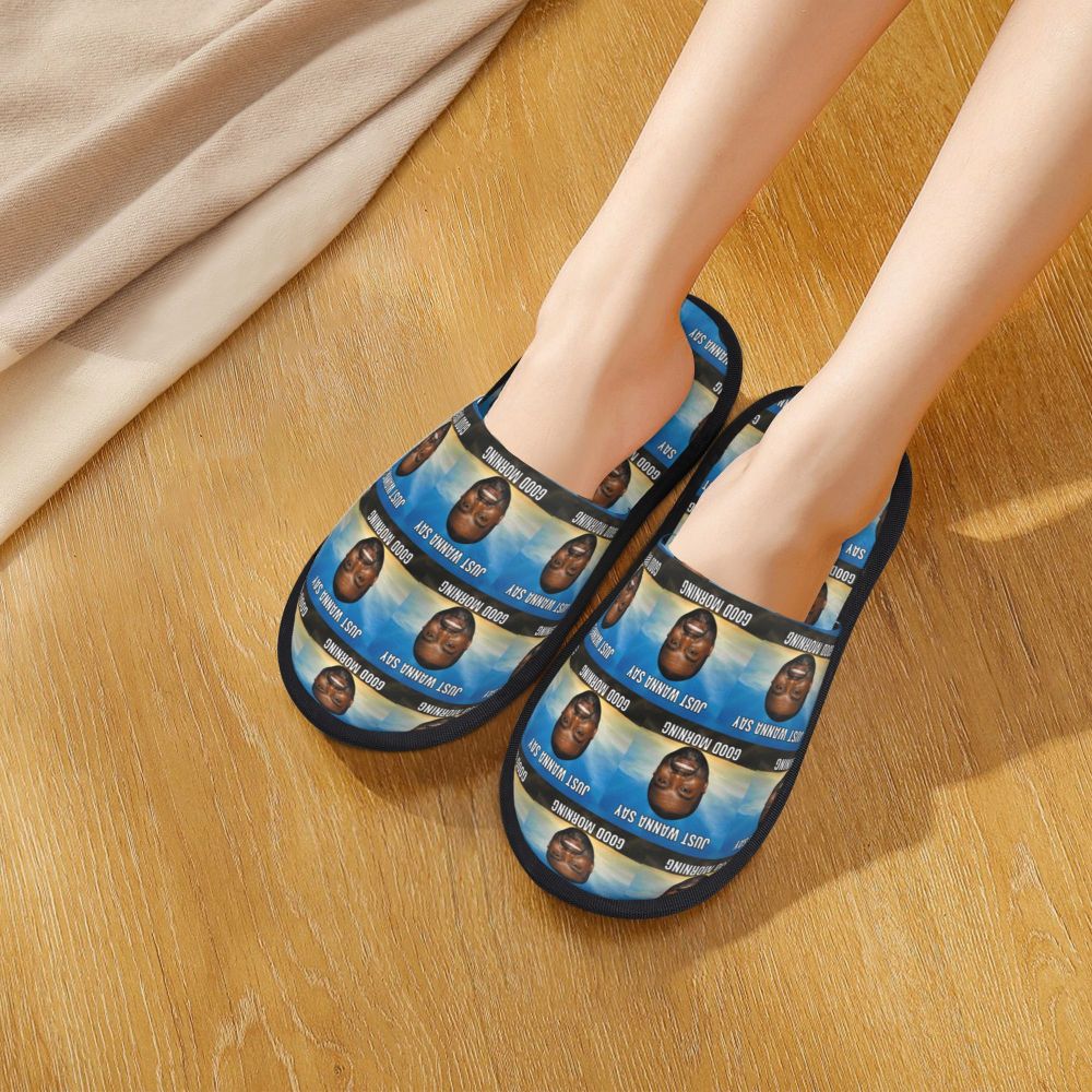 Funny Kanye West Meme Guest Slippers for Bathroom Women Custom Print House Slipper