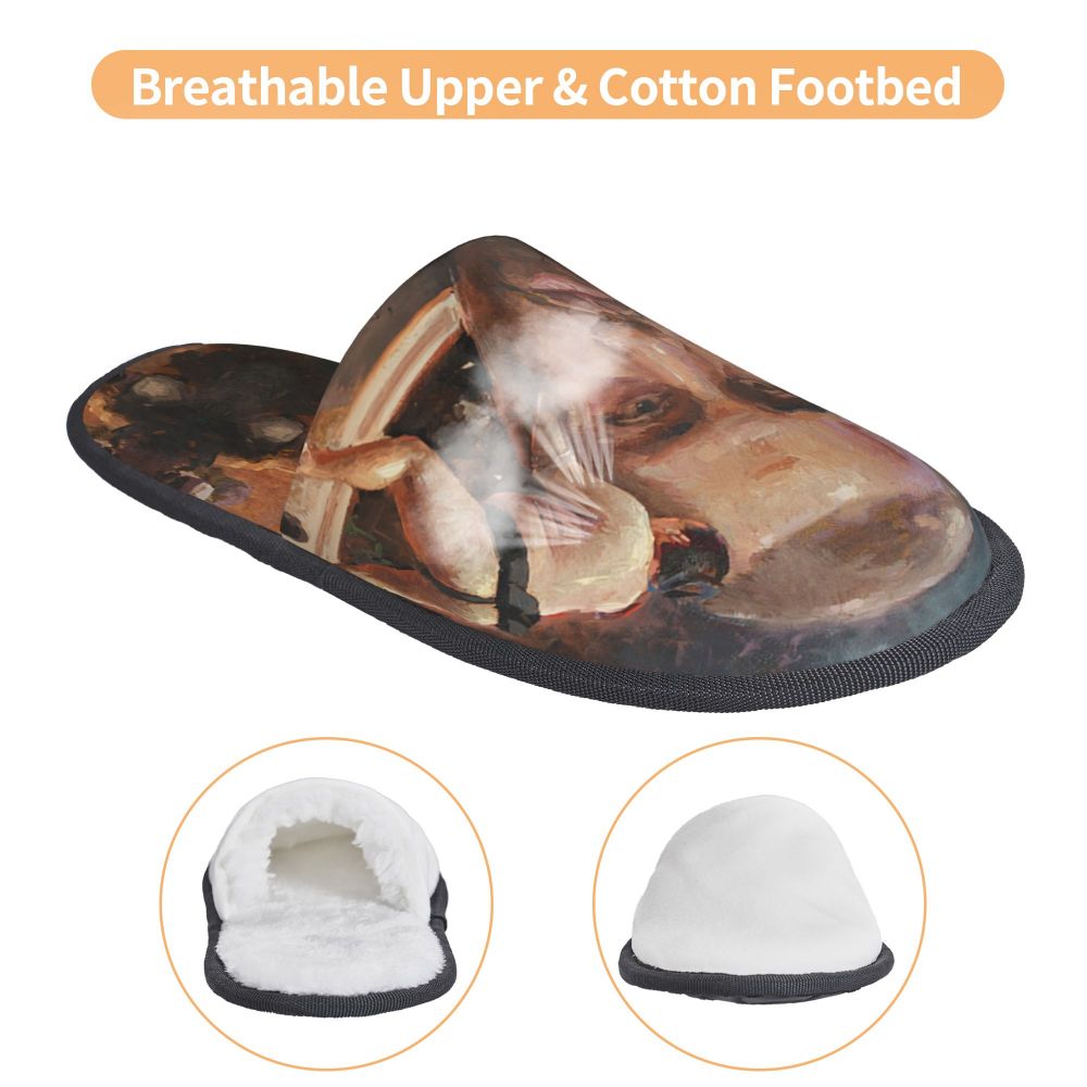 Funny Kanye West Meme Guest Slippers for Bathroom Women Custom Print House Slipper