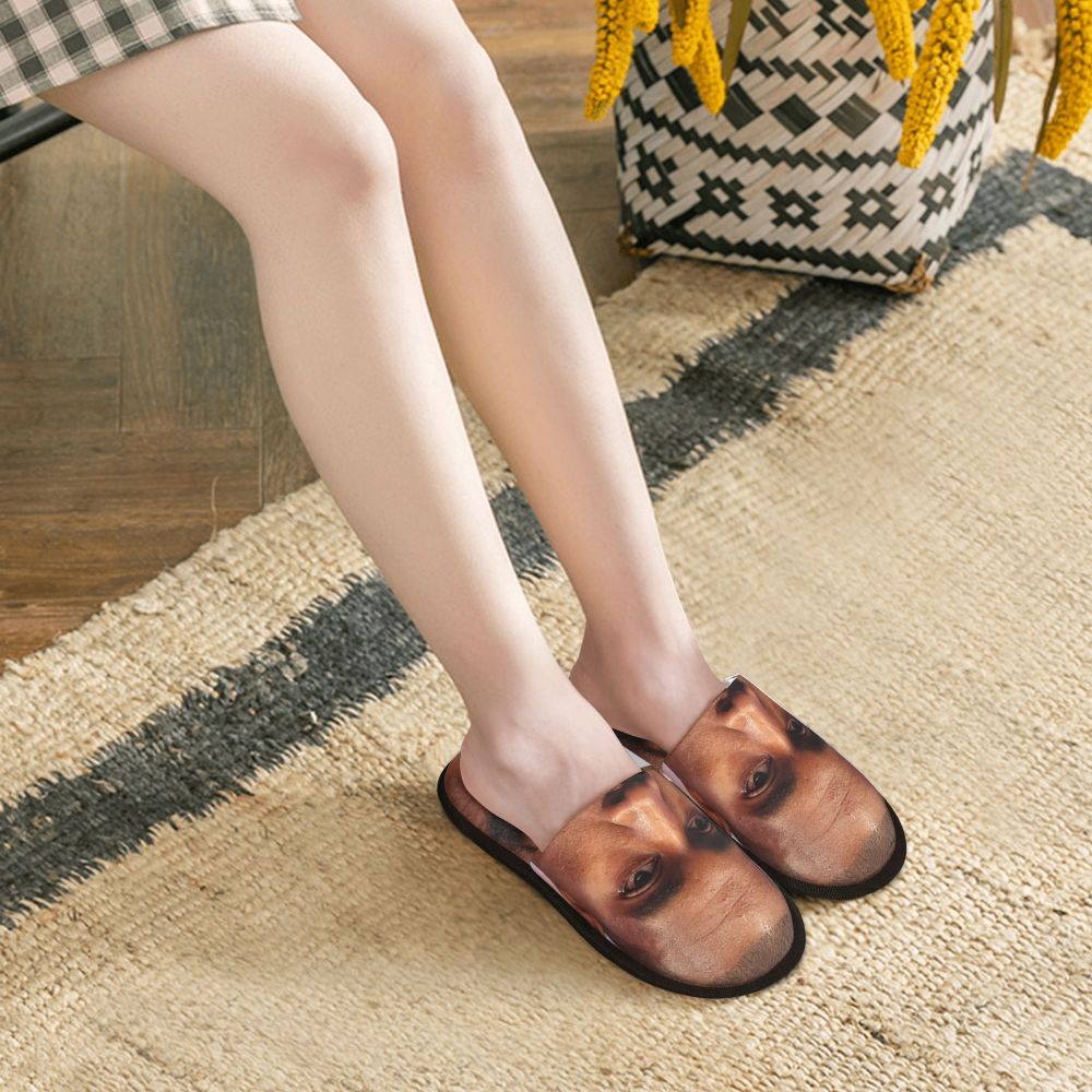 Funny Kanye West Meme Guest Slippers for Bathroom Women Custom Print House Slipper