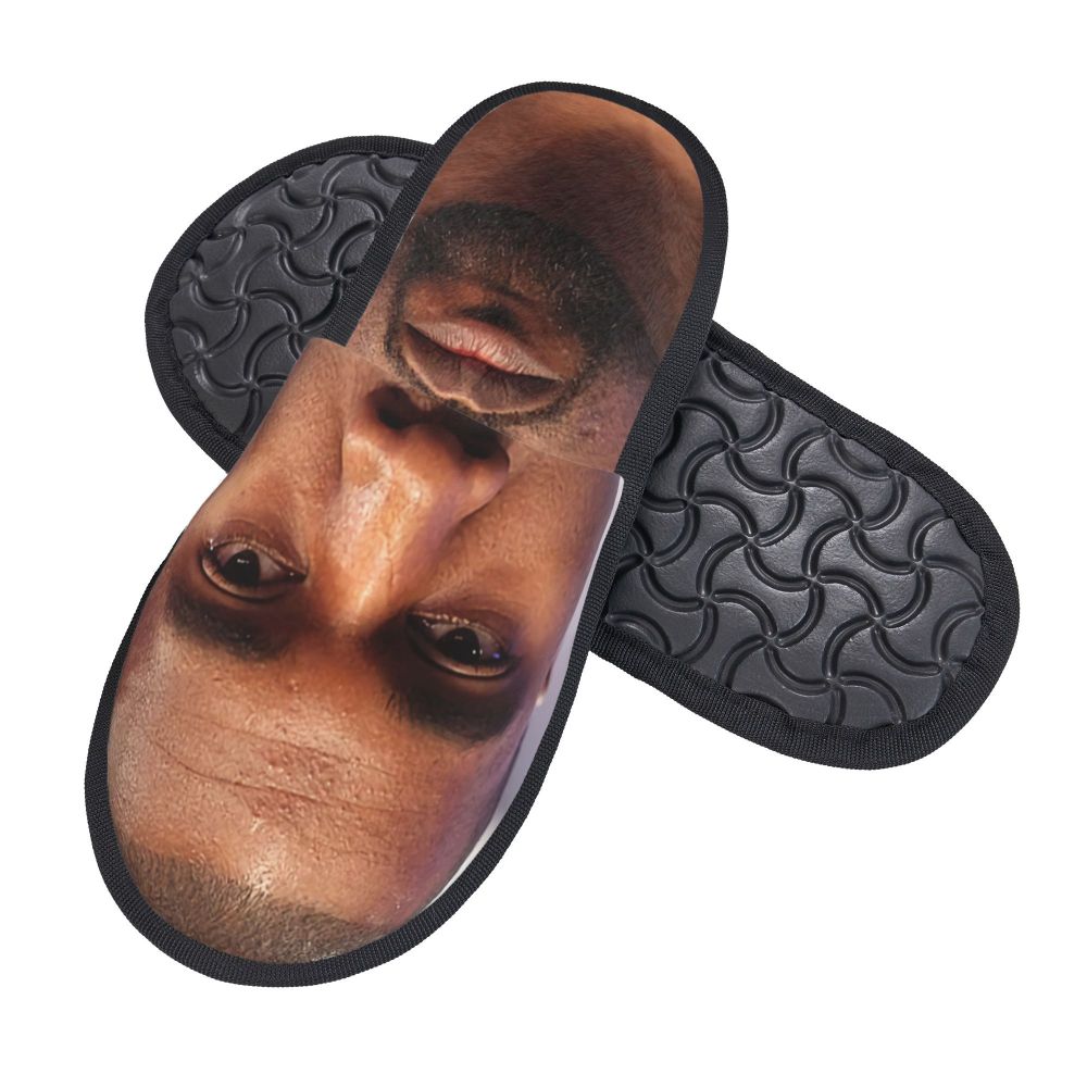 Funny Kanye West Meme Guest Slippers for Bathroom Women Custom Print House Slipper