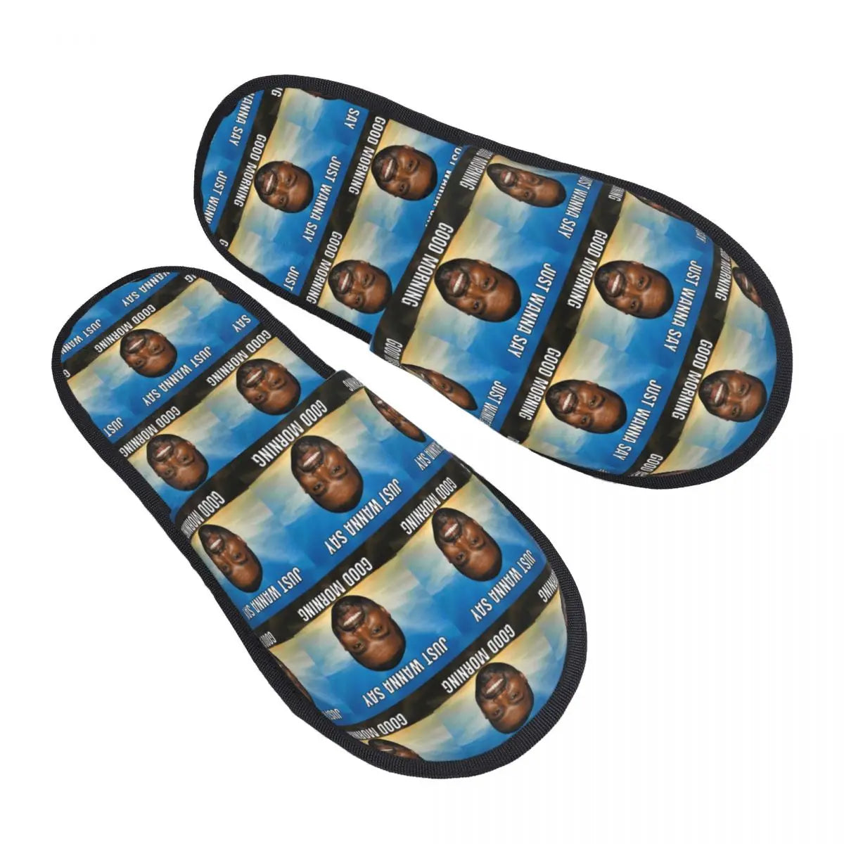 Funny Kanye West Meme Guest Slippers for Bathroom Women Custom Print House Slipper