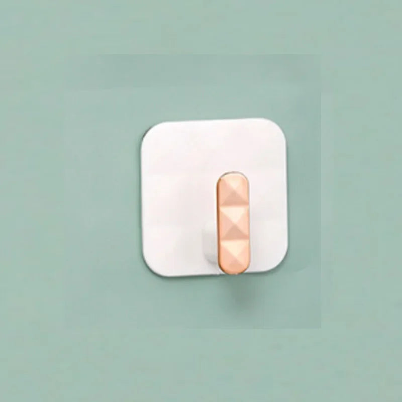 Waterproof Self-Adhesive Wall Hooks For Hanging Keys Clothes Hanger Door Robe Hook Coat Rack Towel Holder Bathroom Accessories