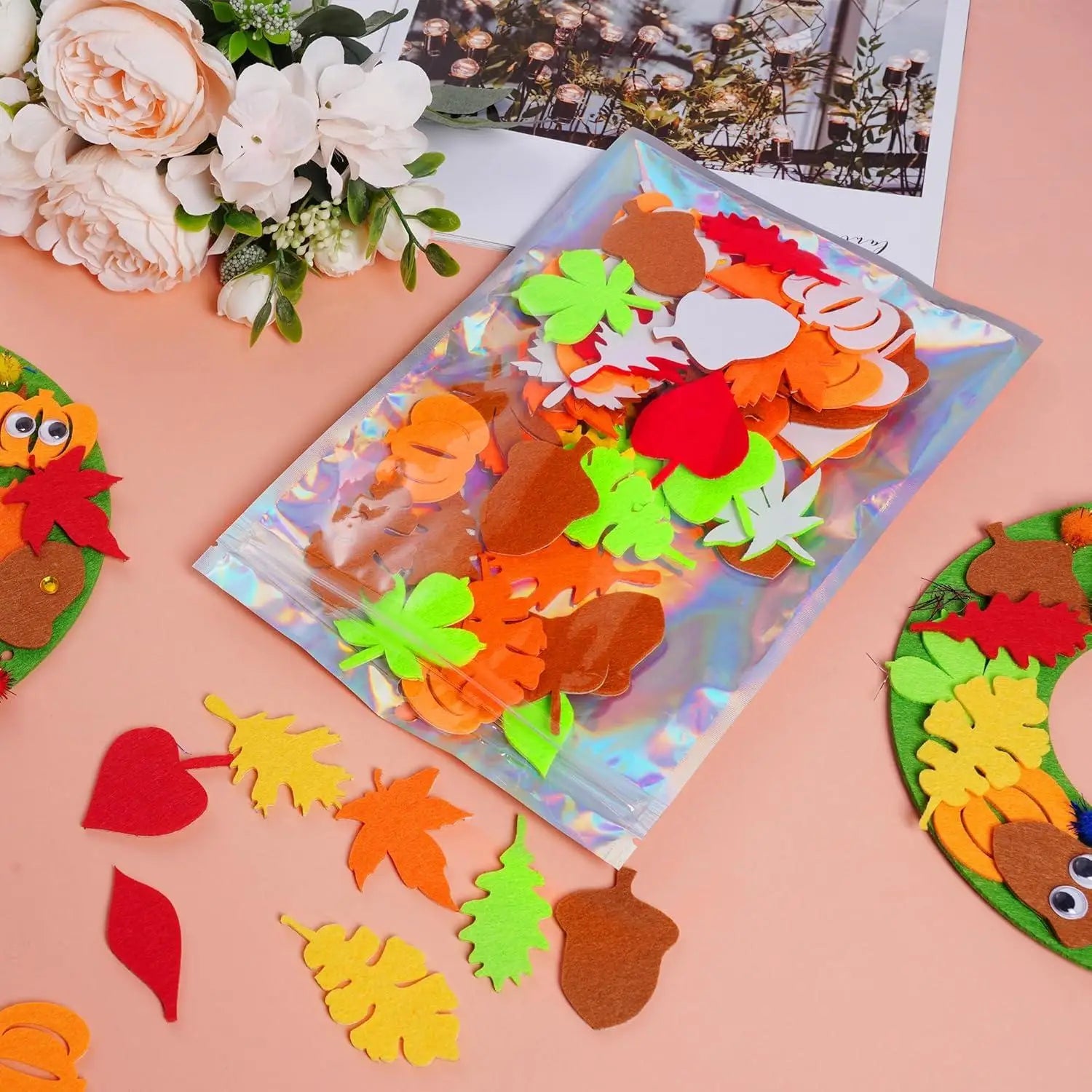 10/20/50/100pcs Holgraphic Mylar Bags Wih Clear Window Thicken Laser Self Sealing Bag Mini Ziplock Bags Jewelry Bags Retail Bags