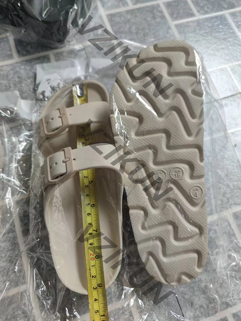 Summer Women Slipper Outdoor Beach Sandals EVA Platform flip flops For House Slides buckle Soft Thick Sole Sandals