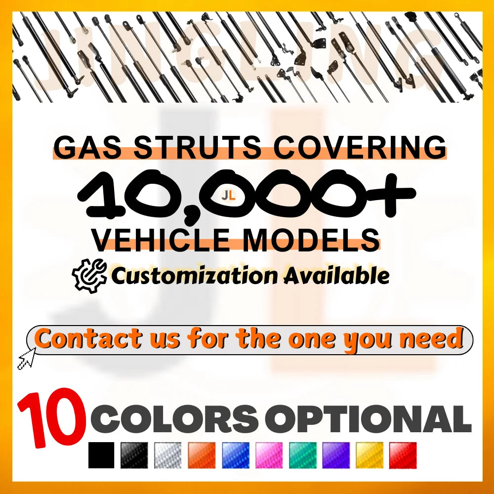 Qty(2) Trunk Struts for Honda Civic Type R FK2 Hatchback 2015-2017 with Spoiler Rear Tailgate Boot Lift Support Gas Springs