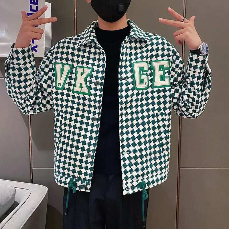 Slim Fit Trendy Jacket for Men New In Korean Reviews Many Stylish Man Coat Original Brands Clothing Fashion 2024 High Quality