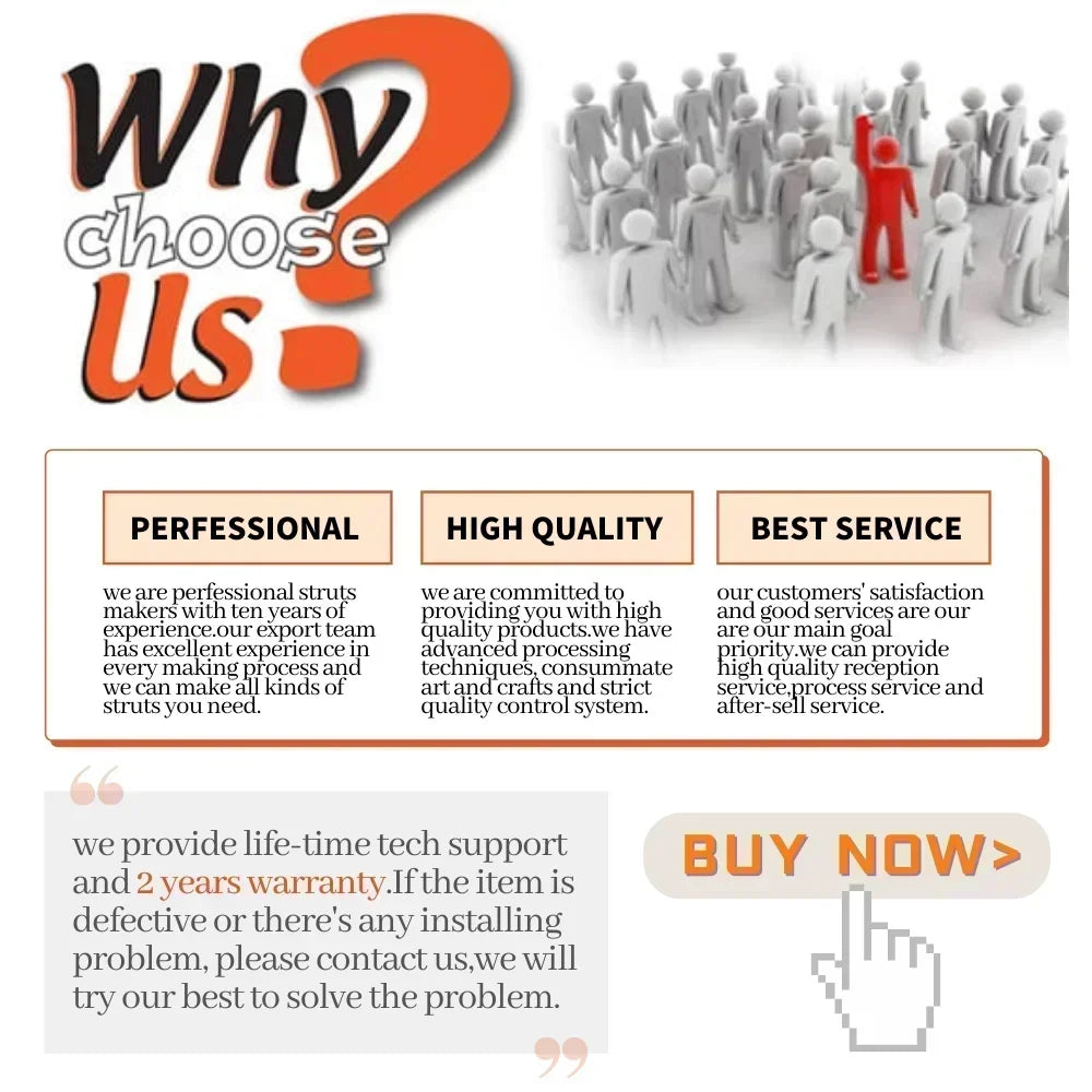 Qty(2) Trunk Struts for Honda Civic Type R FK2 Hatchback 2015-2017 with Spoiler Rear Tailgate Boot Lift Support Gas Springs