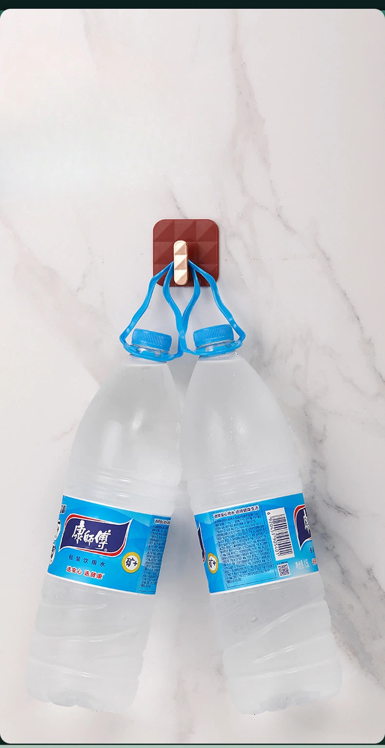 Waterproof Self-Adhesive Wall Hooks For Hanging Keys Clothes Hanger Door Robe Hook Coat Rack Towel Holder Bathroom Accessories