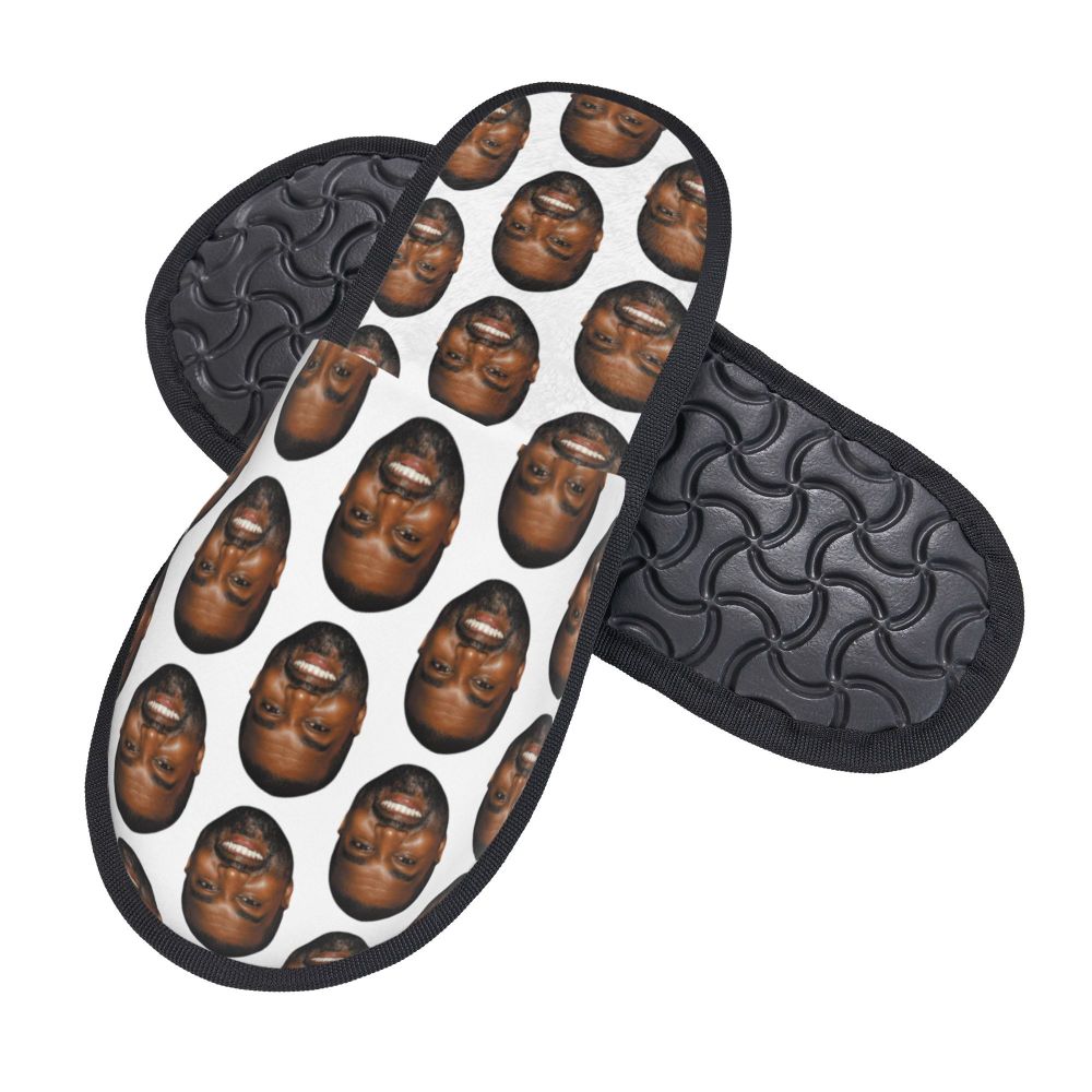 Funny Kanye West Meme Guest Slippers for Bathroom Women Custom Print House Slipper