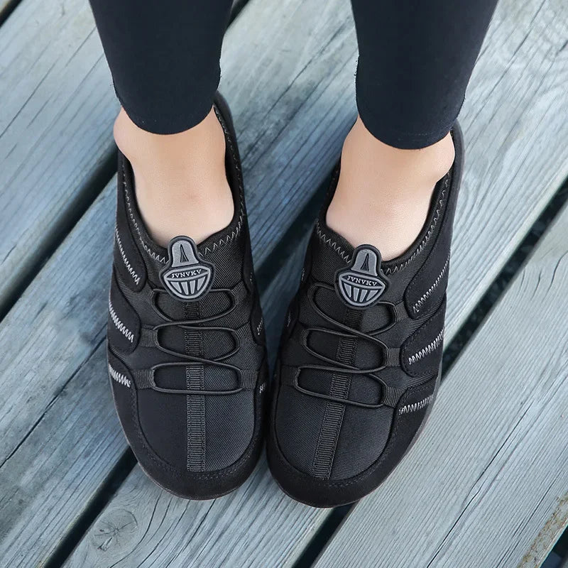 Women Casual Shoes Summer New Breathable Sport Sneakers Fashion Lightweight Ladies Shoes Slip-On Outdoor Anti-Slip Flat Shoes