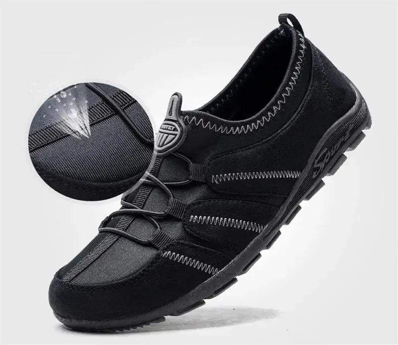 Women Casual Shoes Summer New Breathable Sport Sneakers Fashion Lightweight Ladies Shoes Slip-On Outdoor Anti-Slip Flat Shoes