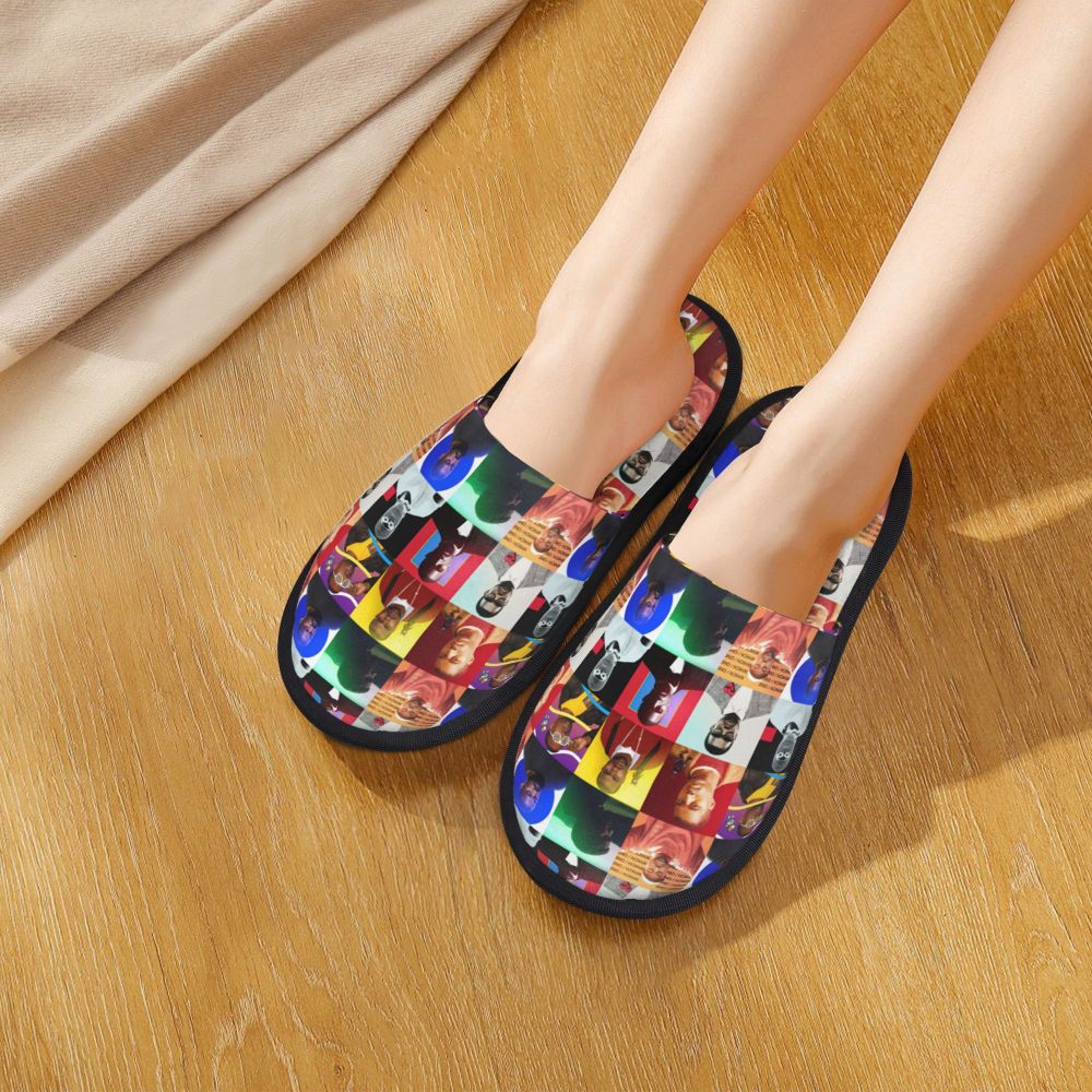 Funny Kanye West Meme Guest Slippers for Bathroom Women Custom Print House Slipper