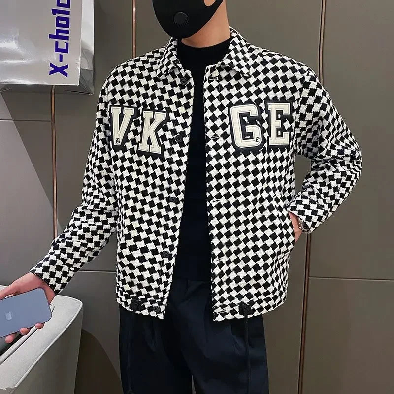 Slim Fit Trendy Jacket for Men New In Korean Reviews Many Stylish Man Coat Original Brands Clothing Fashion 2024 High Quality