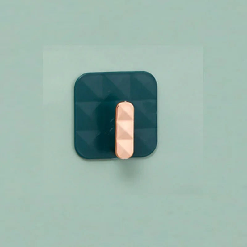 Waterproof Self-Adhesive Wall Hooks For Hanging Keys Clothes Hanger Door Robe Hook Coat Rack Towel Holder Bathroom Accessories