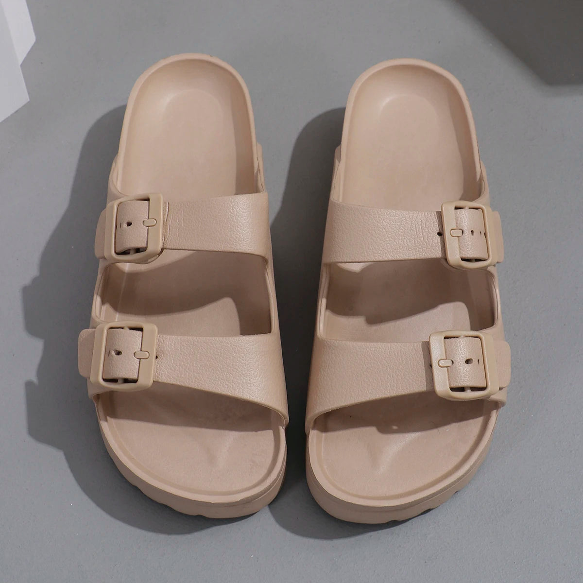 Summer Women Slipper Outdoor Beach Sandals EVA Platform flip flops For House Slides buckle Soft Thick Sole Sandals