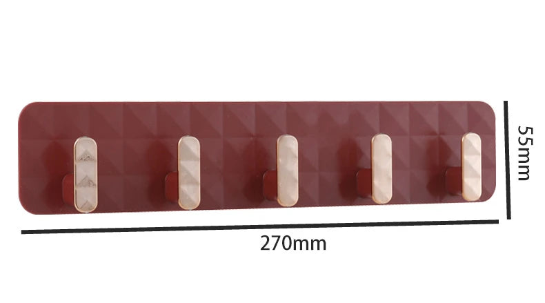 Waterproof Self-Adhesive Wall Hooks For Hanging Keys Clothes Hanger Door Robe Hook Coat Rack Towel Holder Bathroom Accessories