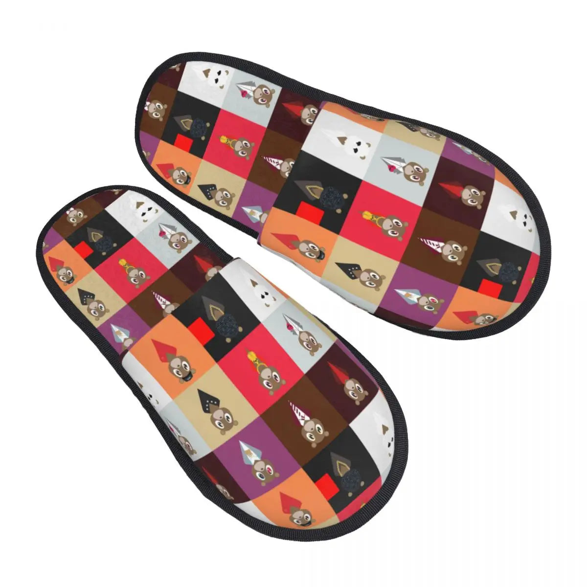 Funny Kanye West Meme Guest Slippers for Bathroom Women Custom Print House Slipper