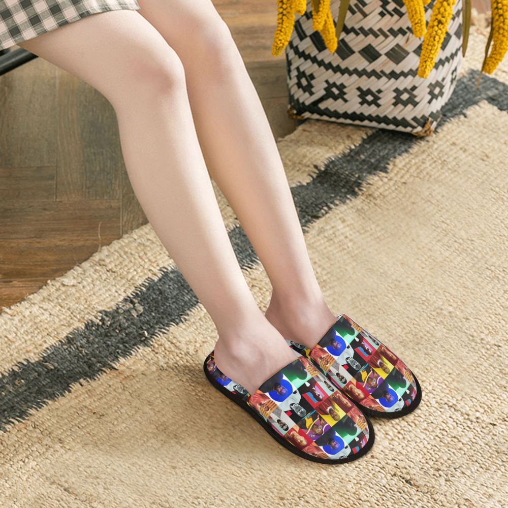 Funny Kanye West Meme Guest Slippers for Bathroom Women Custom Print House Slipper