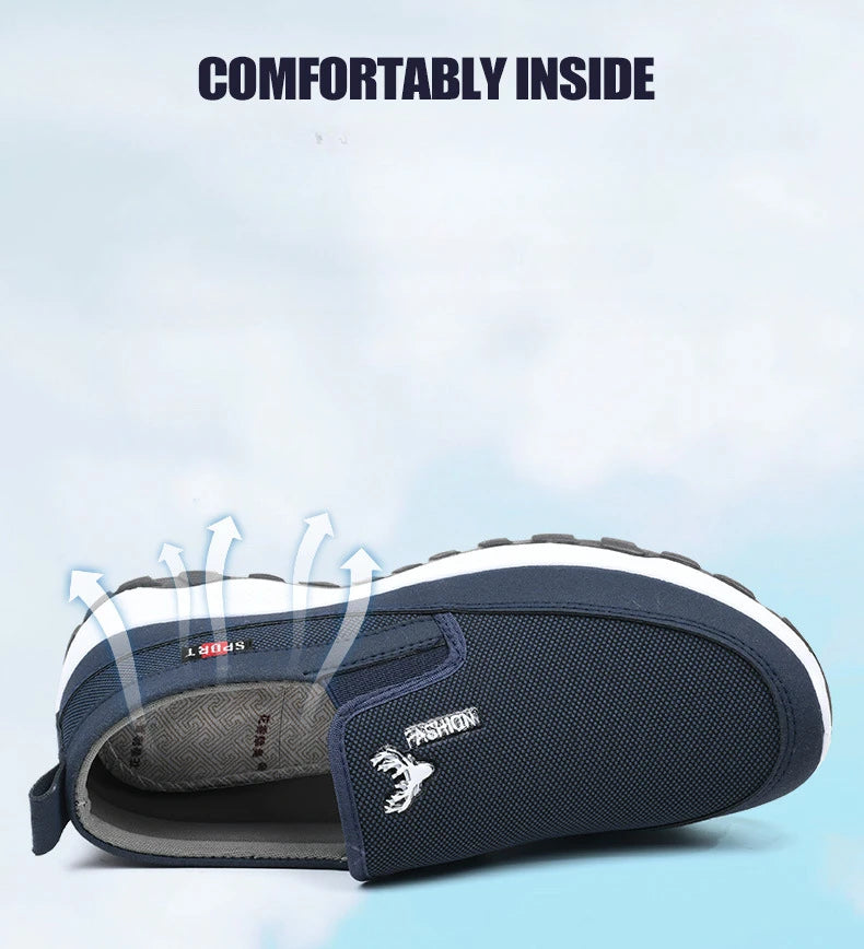 Fashion Summer Shoes Men Casual Shoes Mesh outdoor Breathable Slip-on Flats Men Sneakers Comfortable Water Loafers Zapatillas