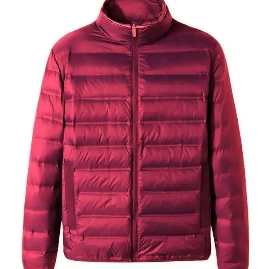 Ultra-thin Down Cotton Coat For Men Lightweight High Waist Casual Blazer New Style Fashionable Comfortable