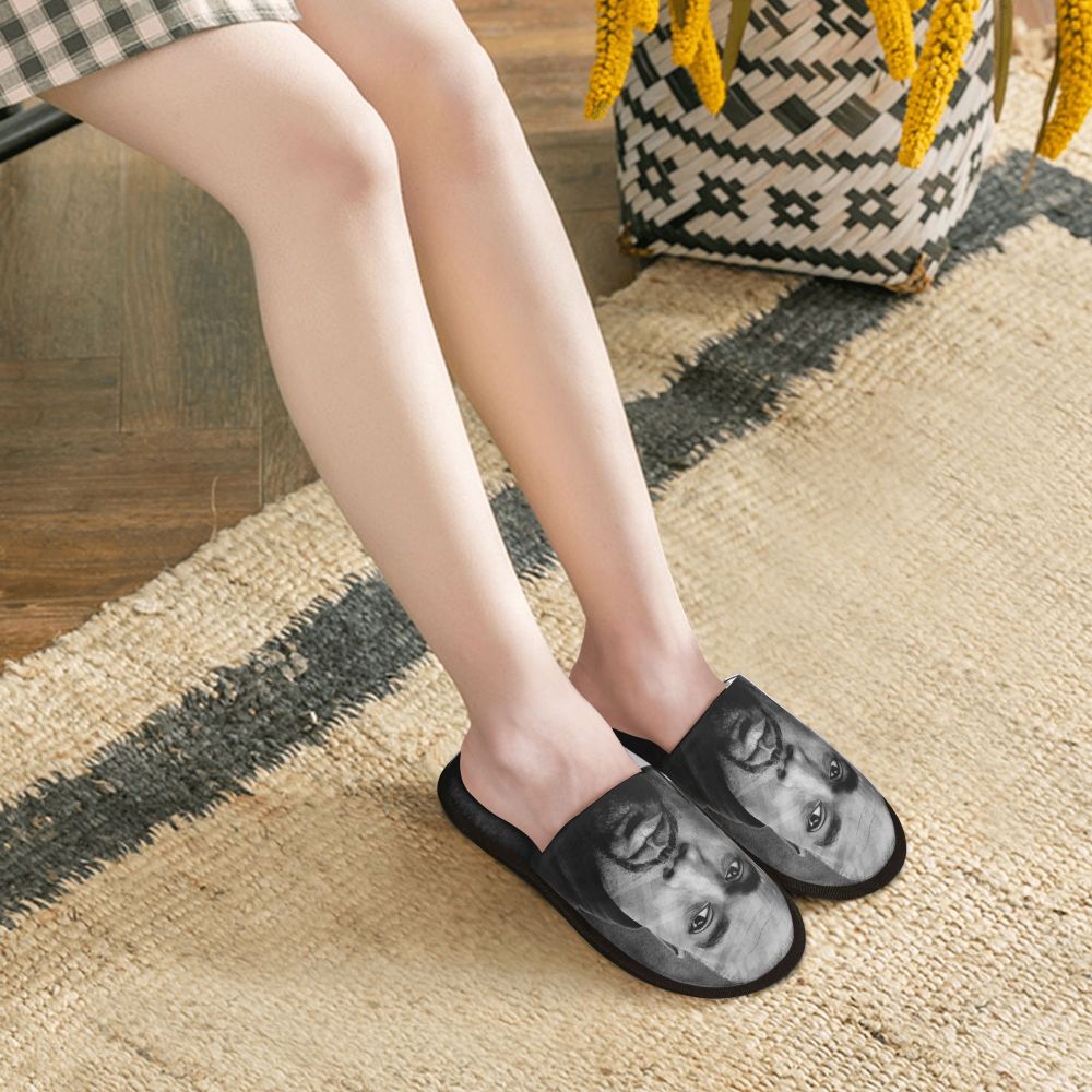 Funny Kanye West Meme Guest Slippers for Bathroom Women Custom Print House Slipper