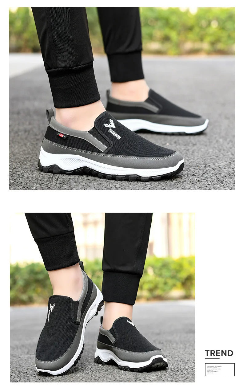 Fashion Summer Shoes Men Casual Shoes Mesh outdoor Breathable Slip-on Flats Men Sneakers Comfortable Water Loafers Zapatillas