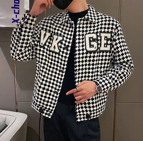 Slim Fit Trendy Jacket for Men New In Korean Reviews Many Stylish Man Coat Original Brands Clothing Fashion 2024 High Quality