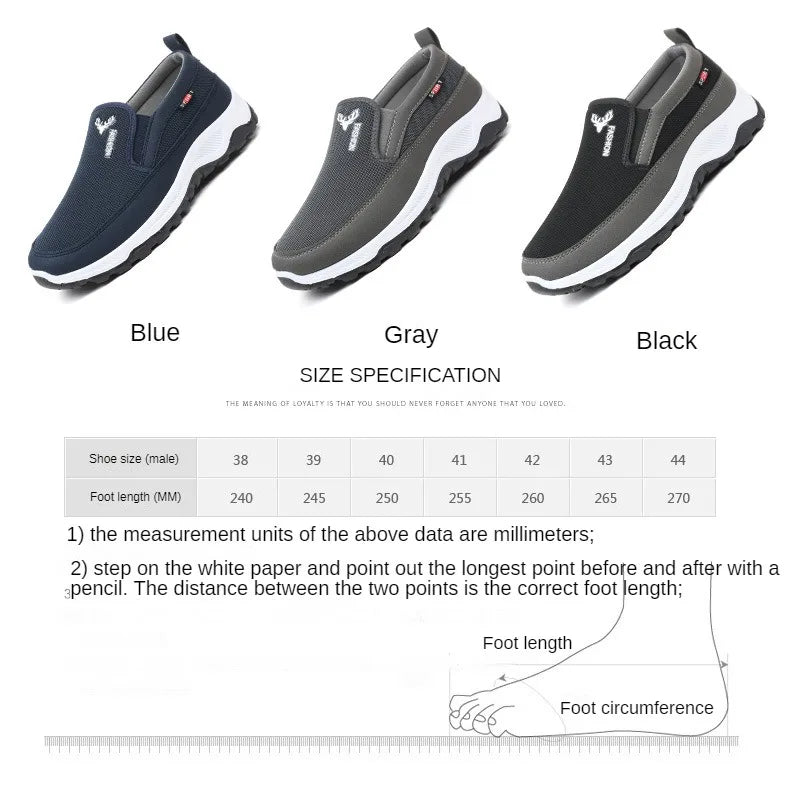 Fashion Summer Shoes Men Casual Shoes Mesh outdoor Breathable Slip-on Flats Men Sneakers Comfortable Water Loafers Zapatillas