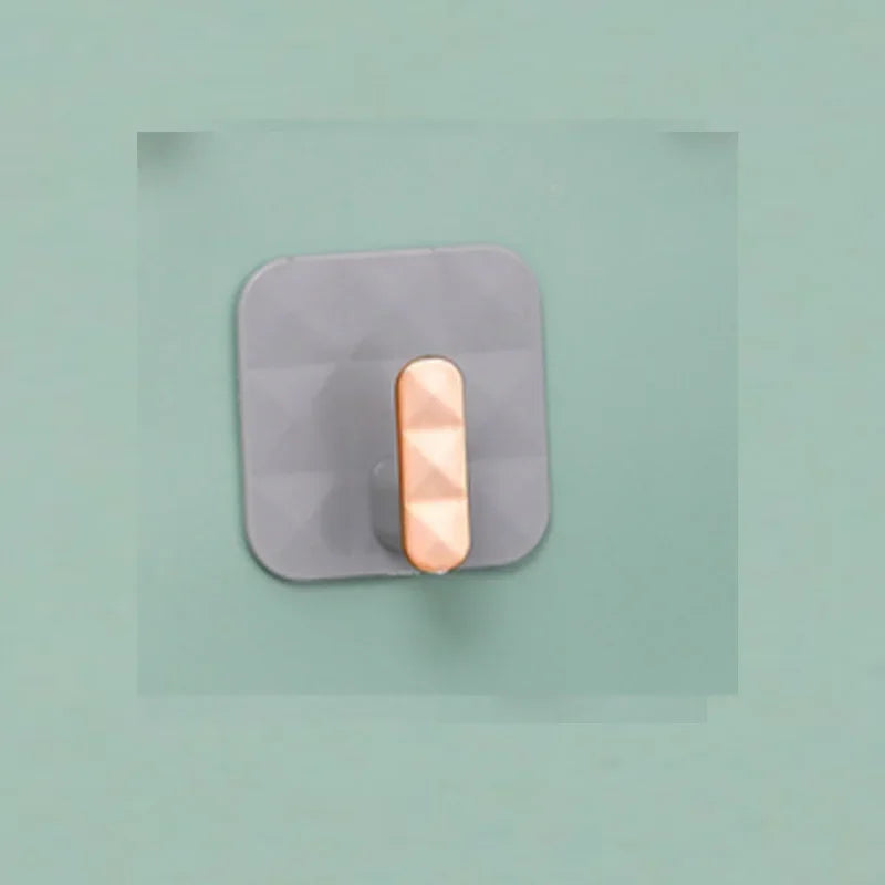 Waterproof Self-Adhesive Wall Hooks For Hanging Keys Clothes Hanger Door Robe Hook Coat Rack Towel Holder Bathroom Accessories