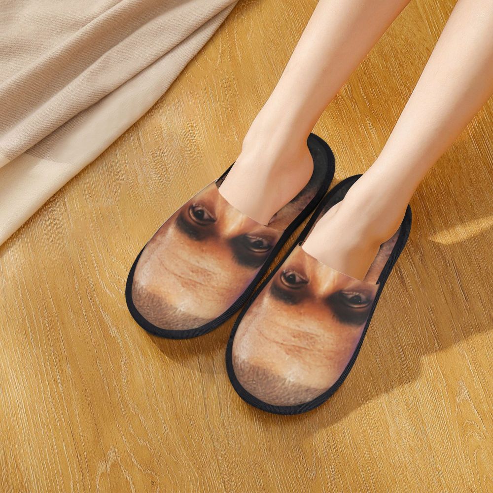 Funny Kanye West Meme Guest Slippers for Bathroom Women Custom Print House Slipper