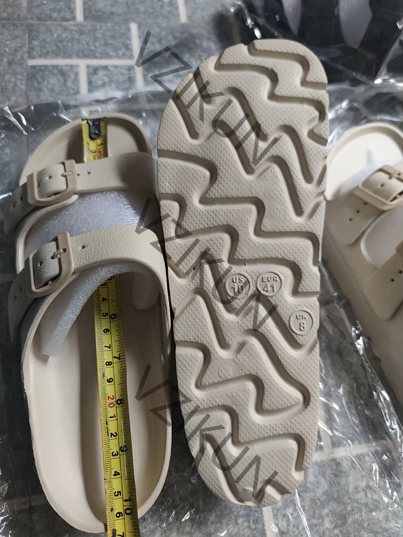 Summer Women Slipper Outdoor Beach Sandals EVA Platform flip flops For House Slides buckle Soft Thick Sole Sandals