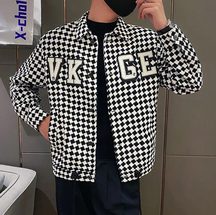 Slim Fit Trendy Jacket for Men New In Korean Reviews Many Stylish Man Coat Original Brands Clothing Fashion 2024 High Quality