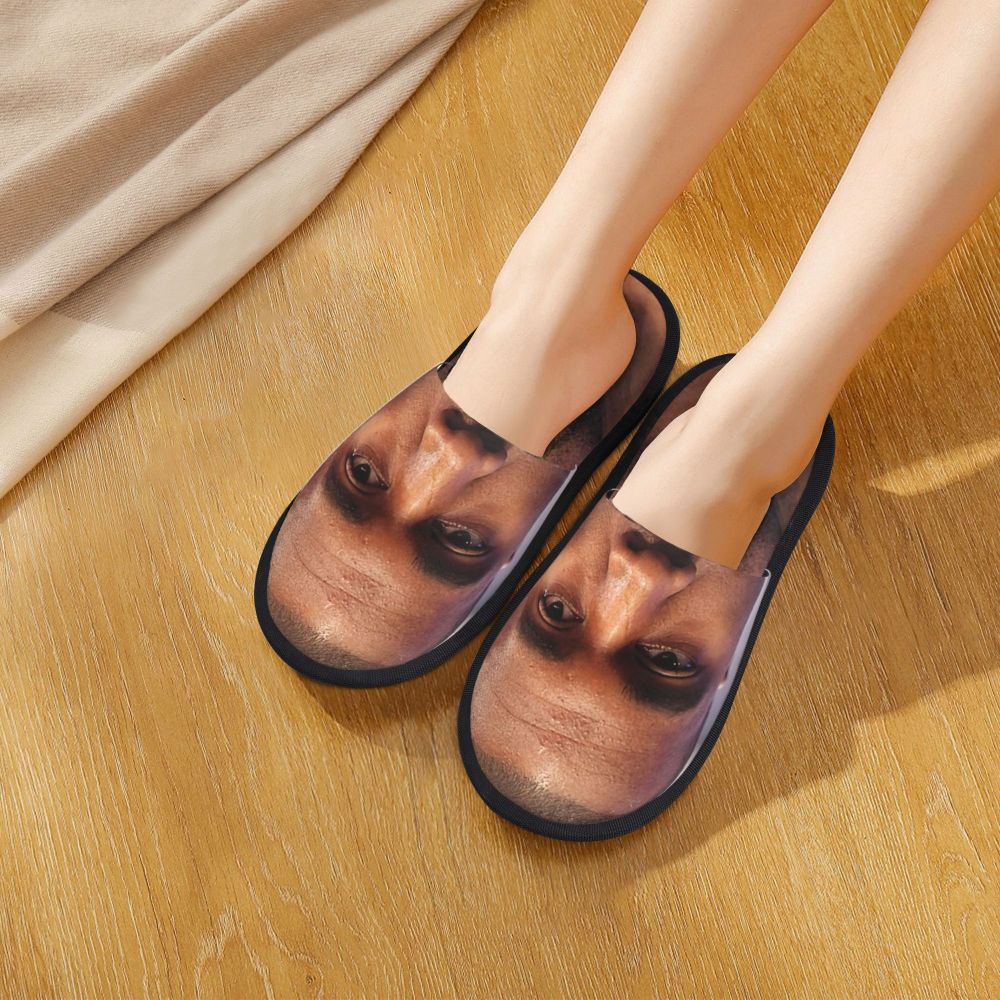 Funny Kanye West Meme Guest Slippers for Bathroom Women Custom Print House Slipper