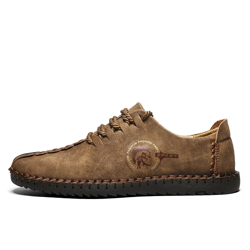 Men's Casual Shoes Fashion Driving Shoes For Men High Quality Loafers Genuine Leather Men Shoes Plus Size 48