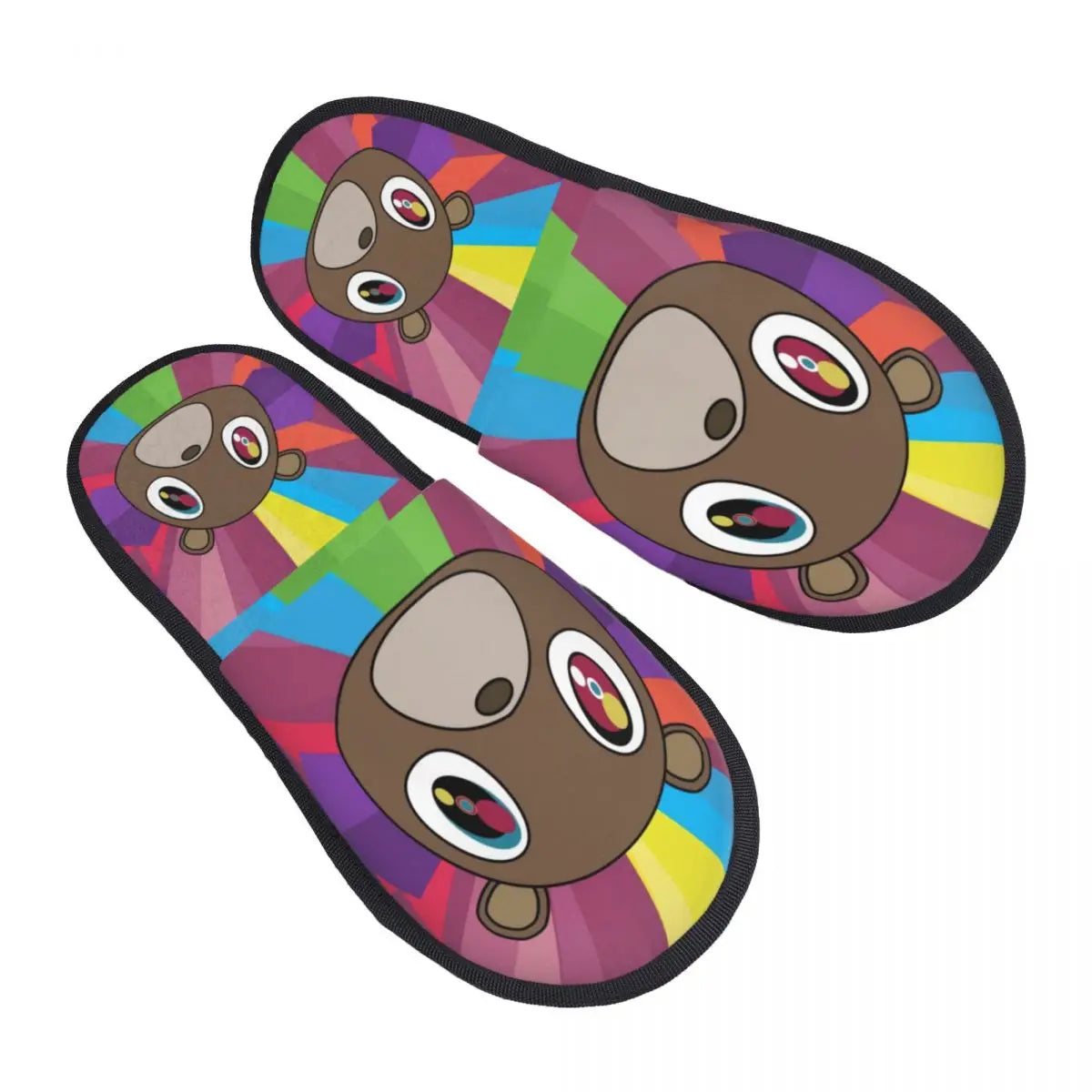 Funny Kanye West Meme Guest Slippers for Bathroom Women Custom Print House Slipper