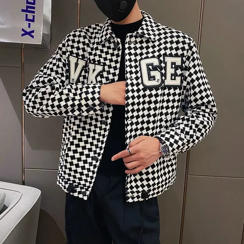 Slim Fit Trendy Jacket for Men New In Korean Reviews Many Stylish Man Coat Original Brands Clothing Fashion 2024 High Quality