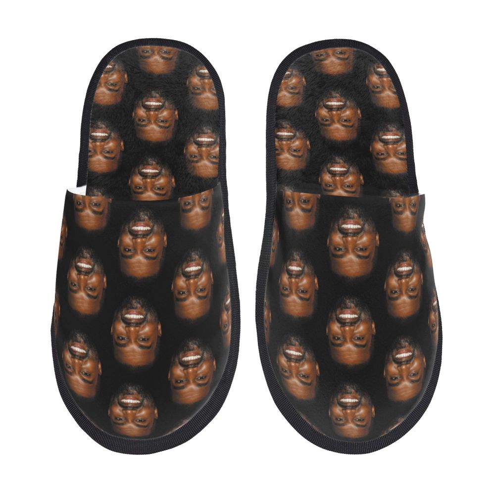 Funny Kanye West Meme Guest Slippers for Bathroom Women Custom Print House Slipper