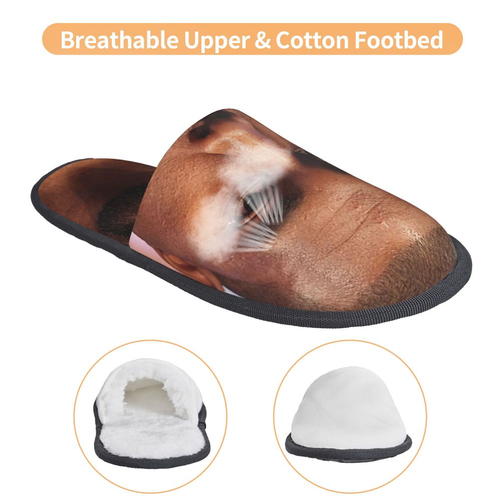 Funny Kanye West Meme Guest Slippers for Bathroom Women Custom Print House Slipper