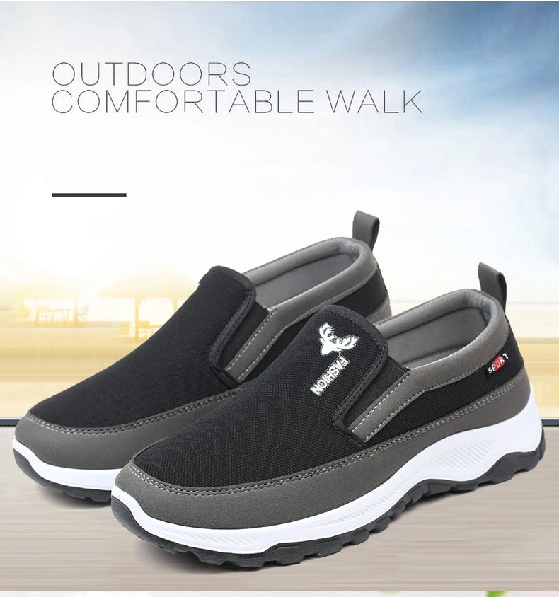 Fashion Summer Shoes Men Casual Shoes Mesh outdoor Breathable Slip-on Flats Men Sneakers Comfortable Water Loafers Zapatillas