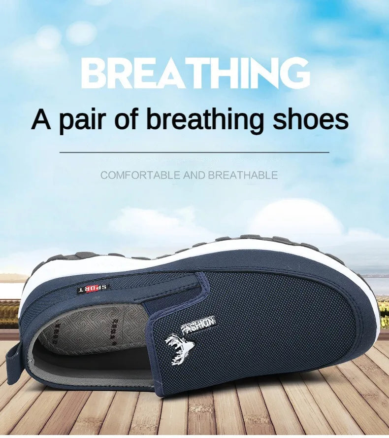 Fashion Summer Shoes Men Casual Shoes Mesh outdoor Breathable Slip-on Flats Men Sneakers Comfortable Water Loafers Zapatillas