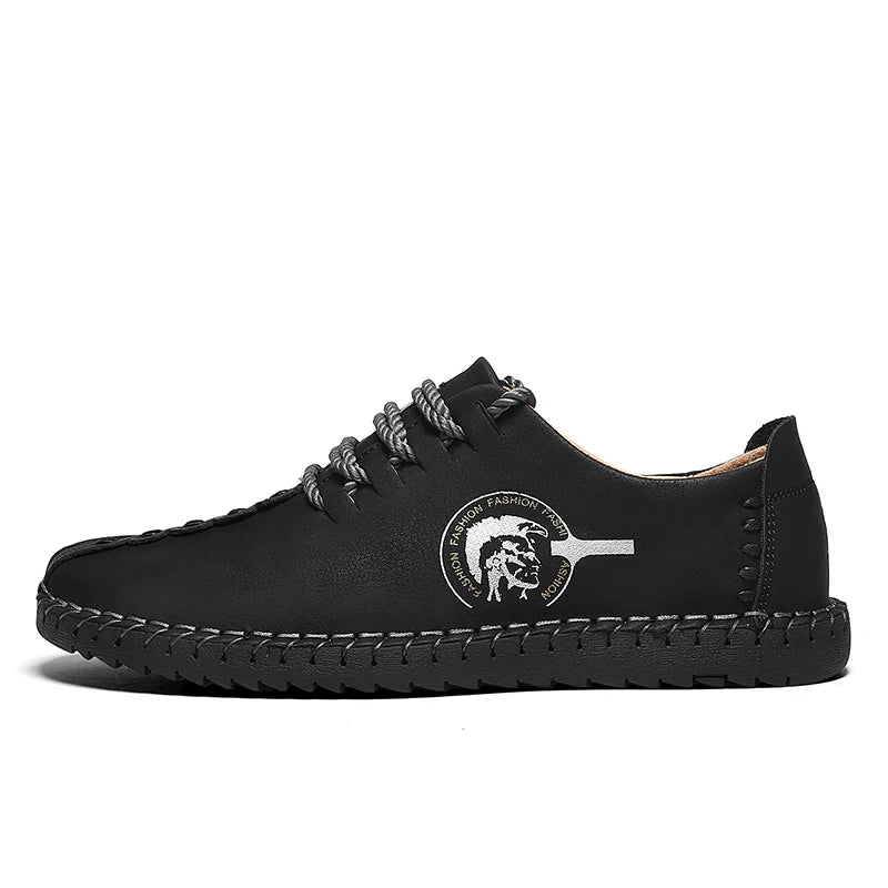 Men's Casual Shoes Fashion Driving Shoes For Men High Quality Loafers Genuine Leather Men Shoes Plus Size 48