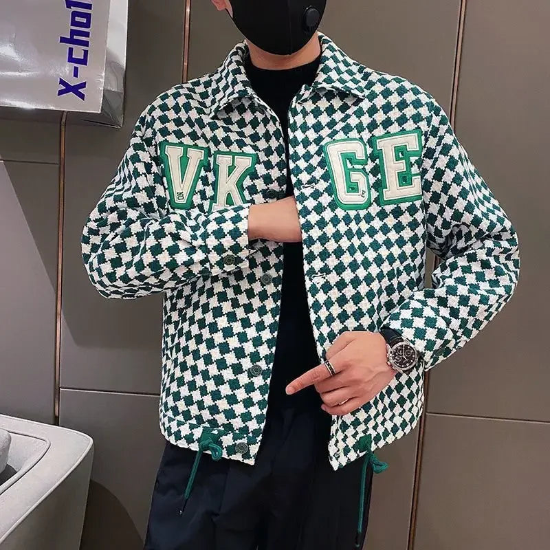 Slim Fit Trendy Jacket for Men New In Korean Reviews Many Stylish Man Coat Original Brands Clothing Fashion 2024 High Quality