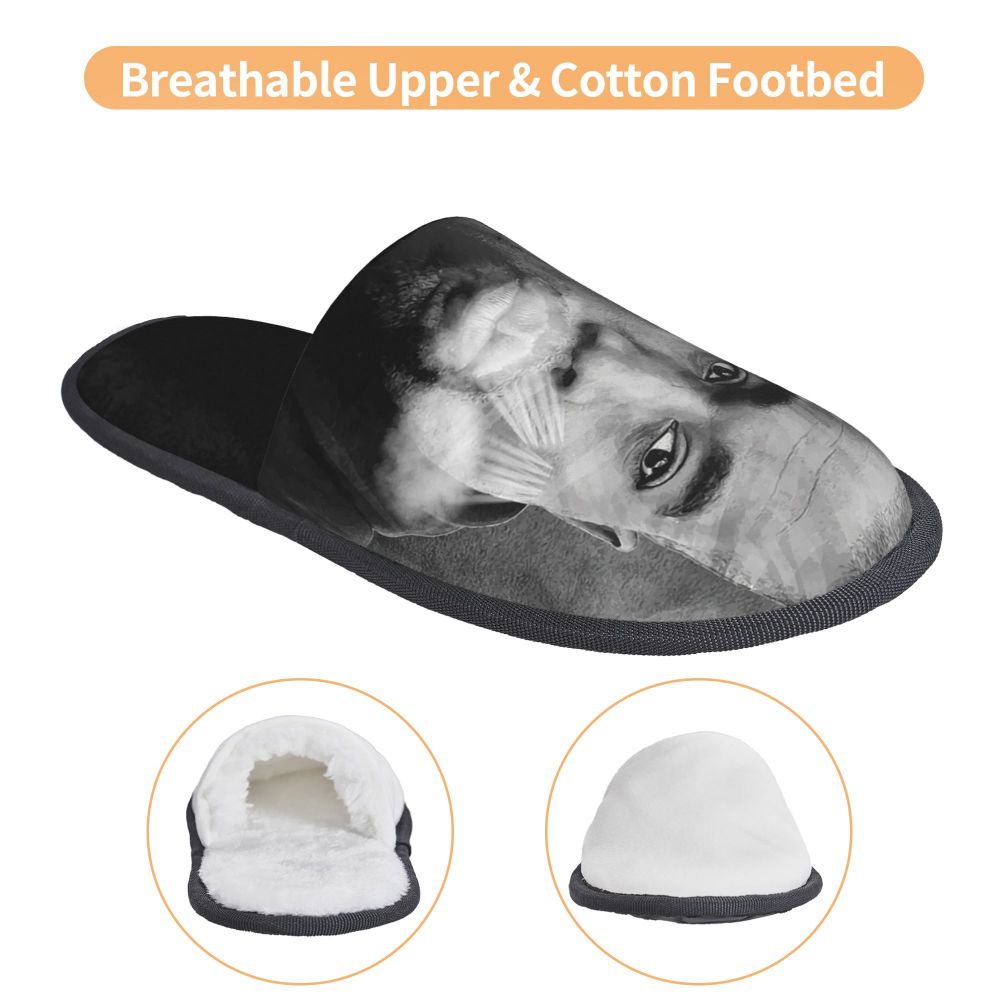 Funny Kanye West Meme Guest Slippers for Bathroom Women Custom Print House Slipper